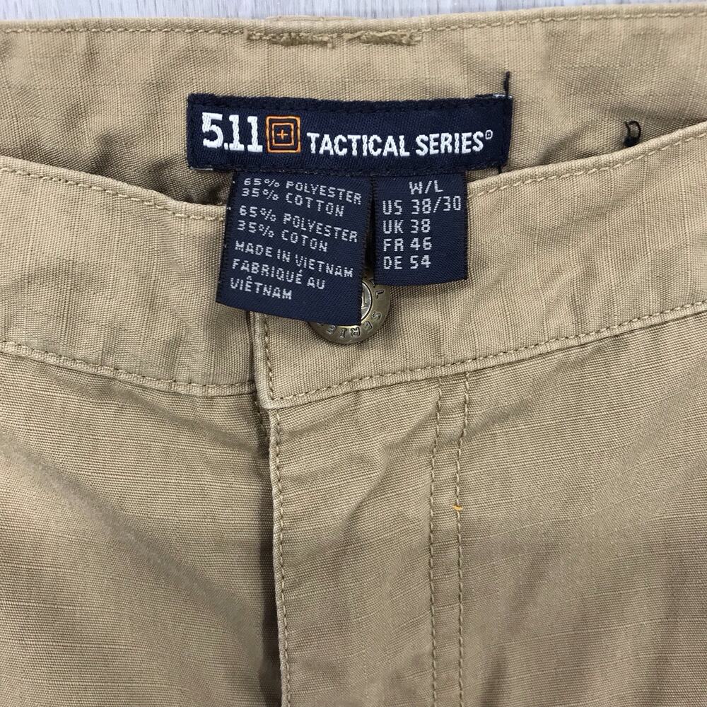 5.11 Tactical Pants Men's Size: 38‎ Khaki cargo pants - Picture 7 of 12